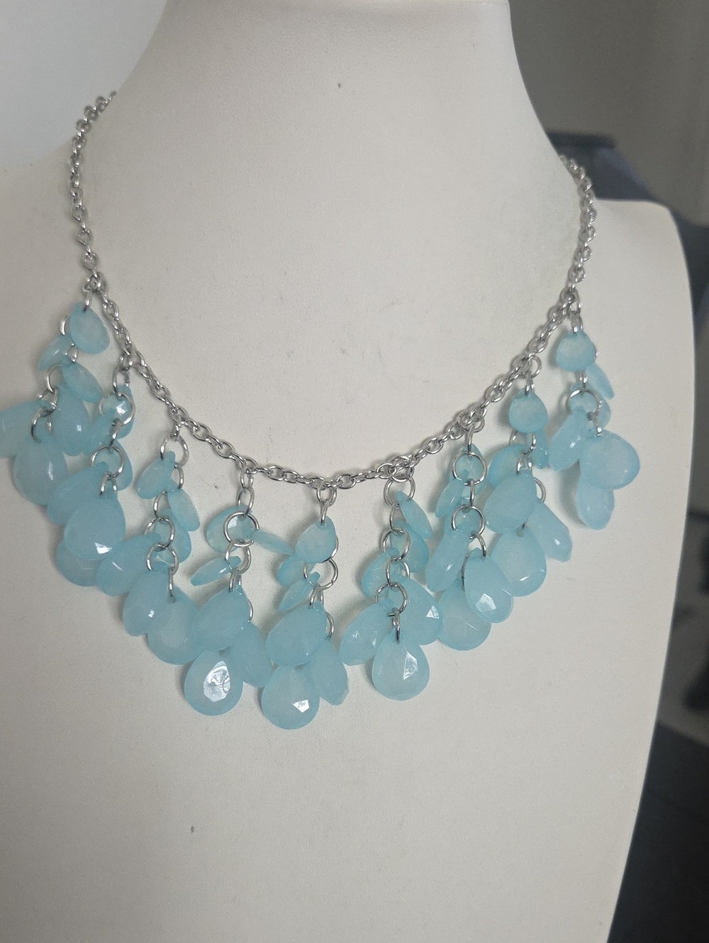 Paparazzi Crystal Cabaret Blue Necklace NWT